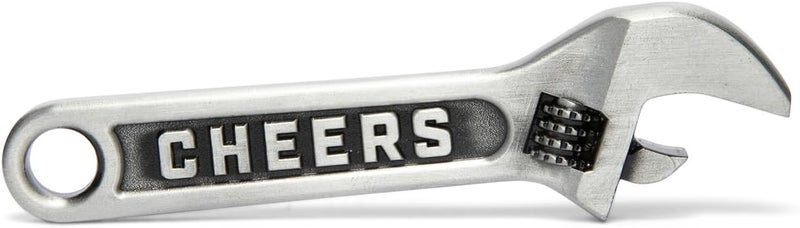 Itera Wrench Bottle Opener - Heavy Duty Beer & Soda Cap Opener - Unique Bar Tool Gift for Men - Multitool Kitchen Gadget (Antique Silver) - Image 5